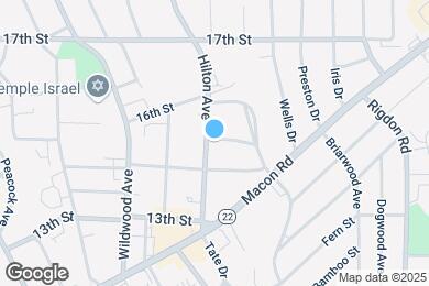 Map image of the property - 1520 Hilton Ave