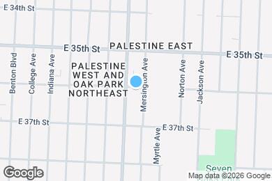 Map image of the property - 3811 E 36th St