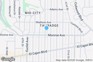 Map image of the property - 4527 49th St