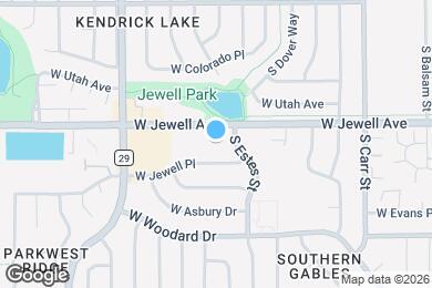 Map image of the property - 8848 W Jewell Ave