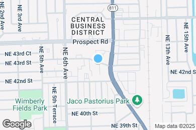 Map image of the property - 798 NE 43rd St