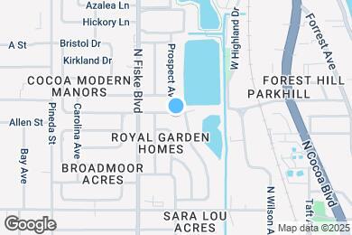 Map image of the property - 813 W Highland Dr