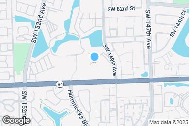 Map image of the property - 8600 SW 149th Ave