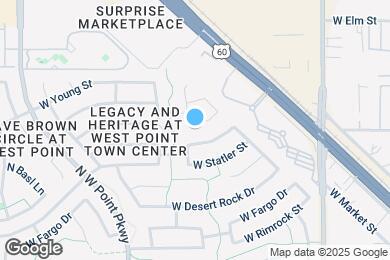Map image of the property - 13359 W Post Dr