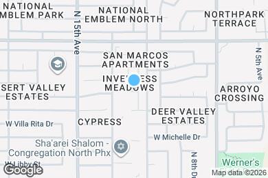 Map image of the property - 1116 W Villa Maria Dr