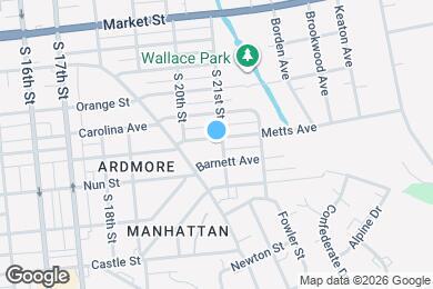 Map image of the property - 2022 Metts Ave