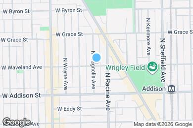 Map image of the property - 1214 W Waveland Ave
