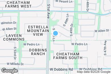 Map image of the property - 8711 S 50th Ln