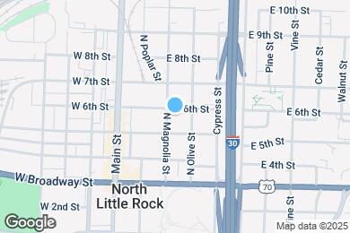 Map image of the property - 520 N Magnolia St