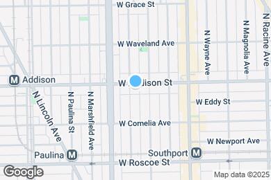 Map image of the property - 1521 W Addison St