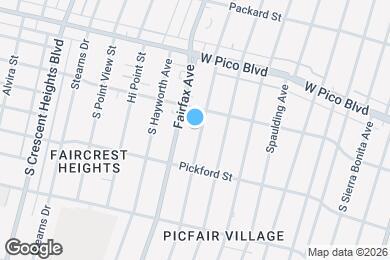 Map image of the property - 1525 S Orange Grove Ave