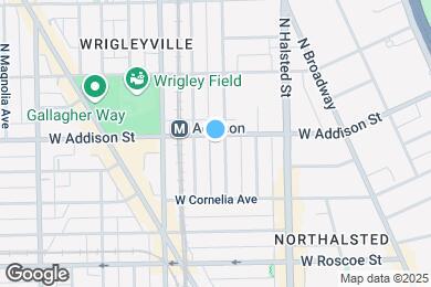 Map image of the property - 907 W Addison St