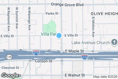 Map image of the property - 455 N Los Robles Ave