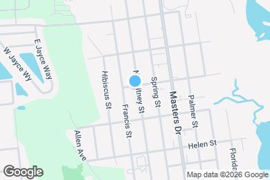 Map image of the property - 214 N Whitney St