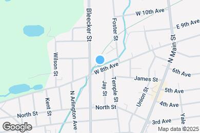Map image of the property - 74 W 8th Ave