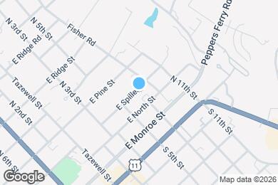 Map image of the property - 505 E Spiller St