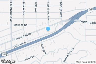Map image of the property - 22501 Del Valle