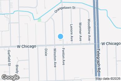 Map image of the property - 24502 W Chicago