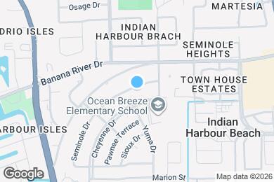 Map image of the property - 1109 Seminole Dr