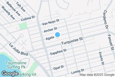 Map image of the property - 919 Agate St