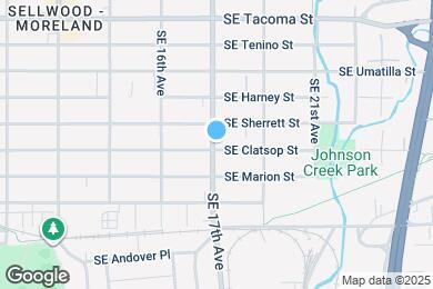 Map image of the property - 1717 SE Clatsop St