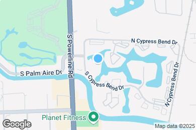 Map image of the property - 2334 S Cypress Bend Dr