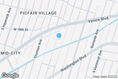 Map image of the property - 1850 S Curson Ave