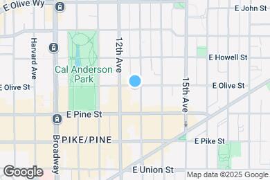 Map image of the property - 1221 E Olive St