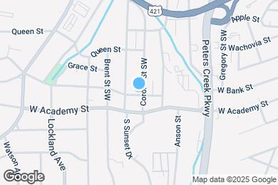 Map image of the property - 454 Corona St