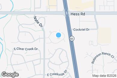 Map image of the property - 12450 S Hollow Creek Ct