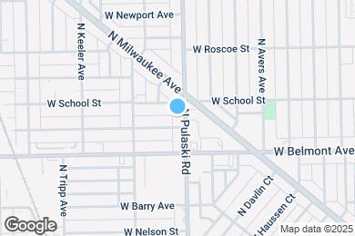 Map image of the property - 3242 N Pulaski Rd