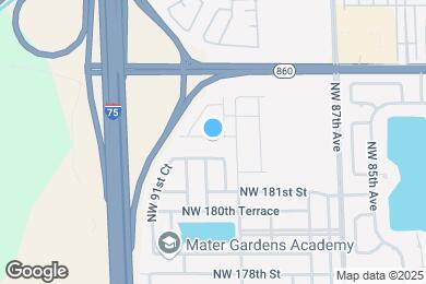 Map image of the property - 9000 NW 183rd St