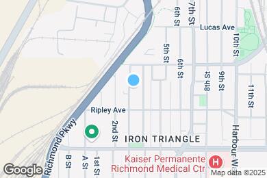 Map image of the property - 652 3rd St