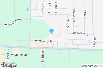 Map image of the property - 1433 S Atlas Ct