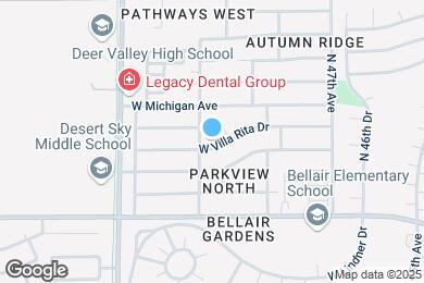 Map image of the property - 4924 W Villa Rita Dr