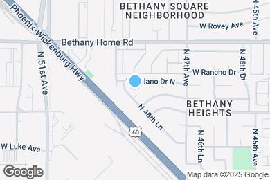 Map image of the property - 5747 N 48th Ln