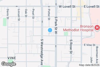 Map image of the property - 629 Potter St