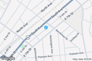Map image of the property - 642 E 6th St