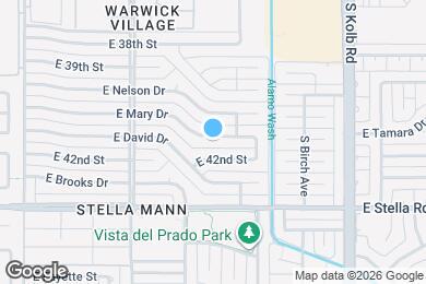 Map image of the property - 6848 E Mary Dr