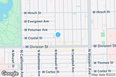 Map image of the property - 1227 N Rockwell St