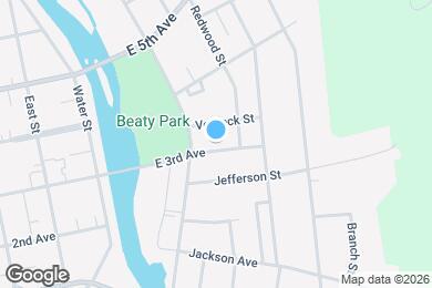 Map image of the property - 5 E 3rd Ave