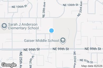 Map image of the property - 10111 NE 28th Pl