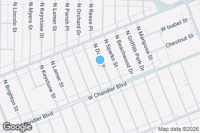Map image of the property - 743 N Doan Dr