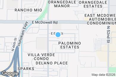 Map image of the property - 4830 E Willetta St