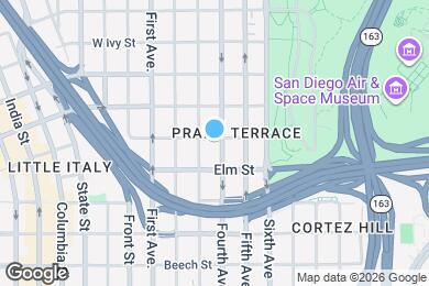 Map image of the property - 1870 Fourth Ave