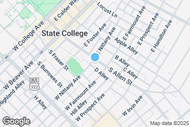 Map image of the property - 400 S Allen St