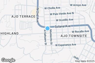 Map image of the property - 822 W Rocalla Ave