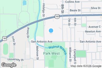 Map image of the property - Cedar Bluff Apartments