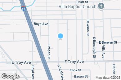 Map image of the property - 2857 S State Ave