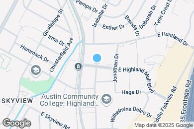 Map image of the property - 212 W Highland Mall Blvd
